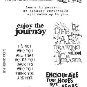 Tim Holtz Collection: Just Thoughts - Stamps Cheapest Pice