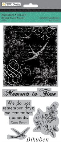 TPC Studio - Ancestral Collage - Cling Stamp Enjoy Cheap Online