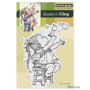 Penny Black - Bubble Girl - Slapstick Stamp Sale Great Deals
