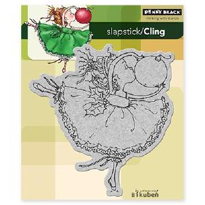 Penny Black - Christmas Kiss - Slapstick stamp Outlet 2025 Unisex