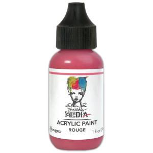 Ranger - Dina Wakley Media Paints - Rouge - 1oz Order Cheap Pice