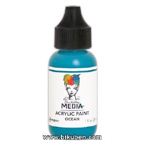 Ranger - Dina Wakley Media Paints - Ocean - 1oz Outlet Big Discount