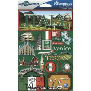 Reminisce - Jet Setters Stickers - Italy Clearance Low Shipping