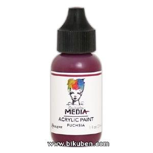 Ranger - Dina Wakley Media Paints - Fuchsia - 1oz 2025 Newest Online