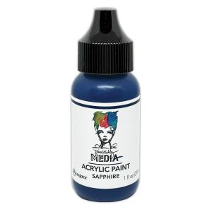 Ranger - Dina Wakley Media Paints - Sapphire - 1oz Best Pices Sale Online
