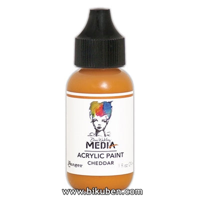 Ranger - Dina Wakley Media Paints - Cheddar - 1oz Discount