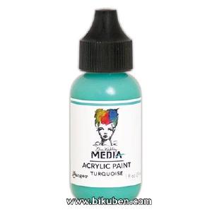 Ranger - Dina Wakley Media Paints - Turquoise - 1oz From China