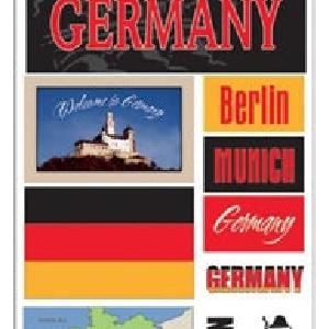 Reminisce - Mini Maps - Germany - Epoxy Stickers Free Shipping Nicekicks