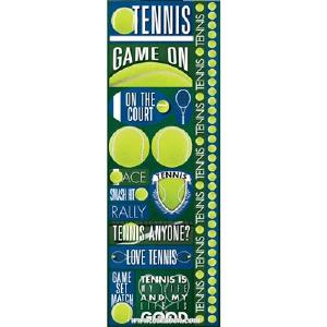 Reminisce - Signatur Series - Cardstock Stickers - Tennis Comfortable