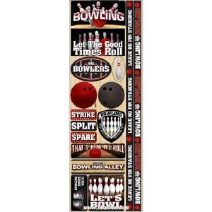 Reminisce - Signatur Series - Cardstock Stickers - Bowling 100% Authentic Cheap Online