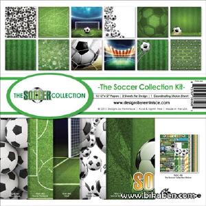 Reminisce - Soccer - Collection Kit 12x12" Discount Authentic Online