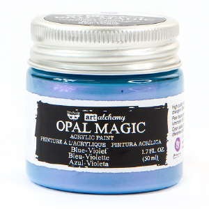 Prima - Art Alchemy by Finnabair - Acrylic Paints - Opal Magic - Blue-Violet View