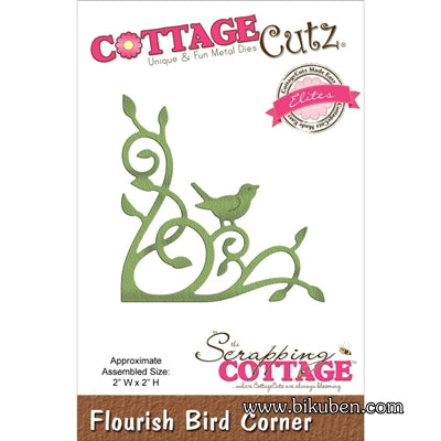 CottageCutz - Flourish Bird Corner Dies With Paypal Low Pice