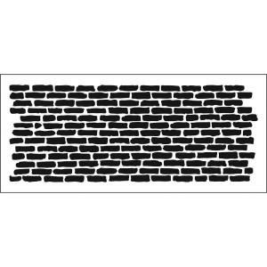 The Crafters Workshop - Stencil - Slim Line - Brick Horizontal Browse