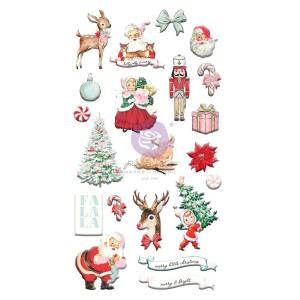 Prima - Candy Cane Lane - Puffy Stickers 1 Very Cheap