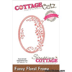 CottageCutz - Fancy Floral Frame Dies Discount 2025 New