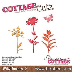 CottageCutz - Wildflowers 5 Dies Clearance Online