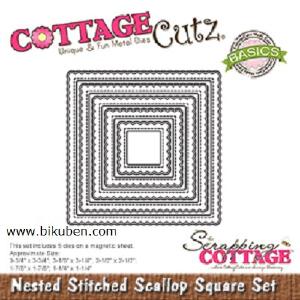 CottageCutz - Nested Stitched Scallop Square Cost For Sale