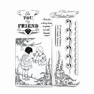 Cosmo Cricket: Art Angel Stamps Free Shipping Online