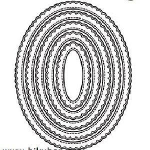 CottageCutz - Nested Stitched Scallop Oval New Arrival Cheap Online