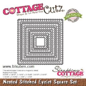CottageCutz - Nested Stitched Eyelet Square Clearance Pictures