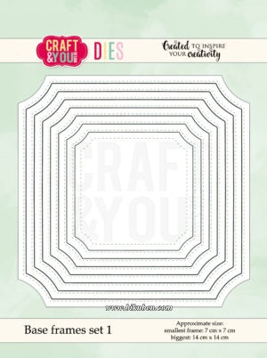Craft & You - Cutting Dies - Base frames set 1 Sale Explore