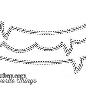 Die-namics - Stitiched Speech Bubble Edges - Dies Discount With Mastercard