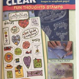 Dimensions - Clear stamps - Fun Thoughts Free Shipping Shop For