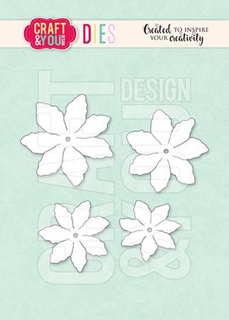 Craft and You - Dies - Magdas seven petal flower Free Shipping Online