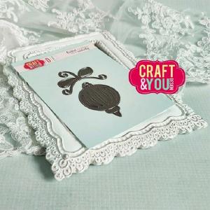 Craft and You - Dies - Christmas ball with a bow Brand New Unisex Cheap Online