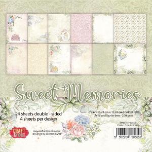 Craft & You - Sweet Memories - Paper Pad - 6x6" Cheap Official