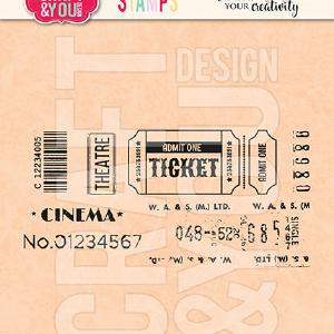 Craft & You - Clear Stamp - Ticket 2 set Buy Cheap Low Cost