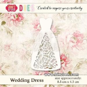 Craft & You - Cutting Dies - Wedding Dress Free Shipping Online