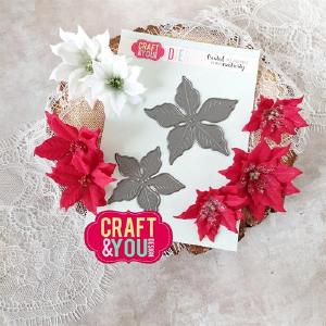 Craft and You - Dies - Magdas Large Poinsettia Store Sale Online