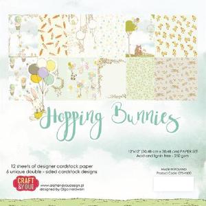 Craft and You - Hopping Bunnies -  12x12" Paper Pad Pre Order Online