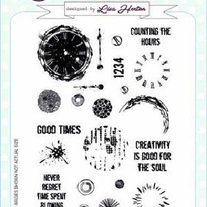 Creative Expressions - Clear Stamp - Circles of Time Cheap Best