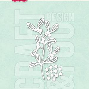 Craft and You - Dies - Sprig of mistletoe Free Shipping Best