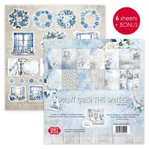 Craft and You - Paint over the winter - Paper Pack   12 x 12" Cheap Pice From China