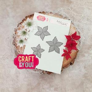 Craft and You - Dies - Magdas Small Poinsettia Looking For Online
