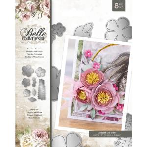 Crafters Companion -Dies -   Belle Country - Peonies Free Shipping Marketable