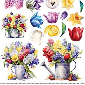 Craft O'Clock - Tulip Love - Extras Set - Flowers Huge Surprise Cheap Pice