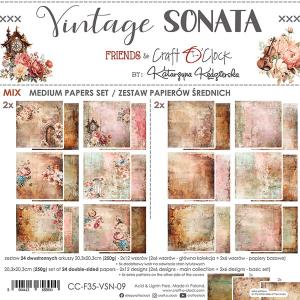 Craft O'Clock - Vintage Sonata - MIX Paper Pad - 8x8" Tumblr Cheap Pice