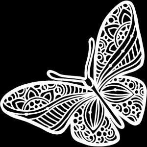 Crafters Workshop - Stencil - Joy Butterfly  -  6 x 6" Cheap Sale Outlet