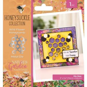 Crafters Companion - Dies -   Honeysuckle - Wild flower Honycomb Buy Cheap Inexpensive