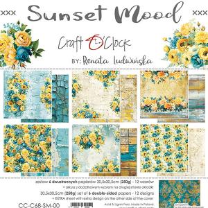 Craft O'Clock - Sunset mood - Paper Pack -  12 x 12" Cheap Sale Eastbay