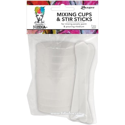 Dina Wakley - Mixing Cups & Stir Sticks Outlet Low Shipping Fee