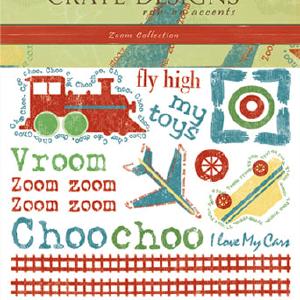Crate Paper - Rub-Ons - Zoom Collection Free Shipping Looking For