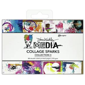 Dina Wakley Media - Collage Sparks - Collection 3 Cheap Genuine