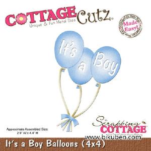 CottageCutz - It's a Boy Balloons Die 100% Original Cheap Pice