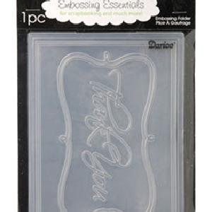 Darice - Embossing Essentials - Thank you Folder Factory Outlet Cheap Pice